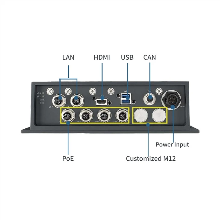 مینی کامپیوتر صنعتی بدون فن AGM-715 8GB Jetson Xavier NX